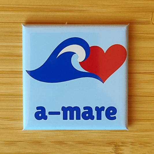 a-mare — Calamita Pop — Carolina pop, Fahrcara — vista frontale della calamita.